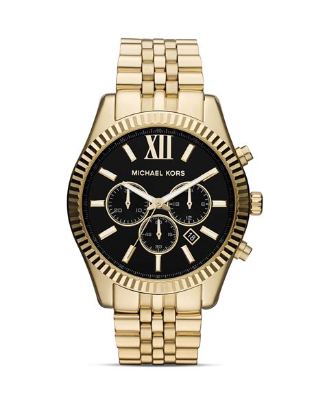 michael kors lexington watch battery|lexington pavé gold tone watch.